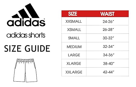 adidas medium shorts size