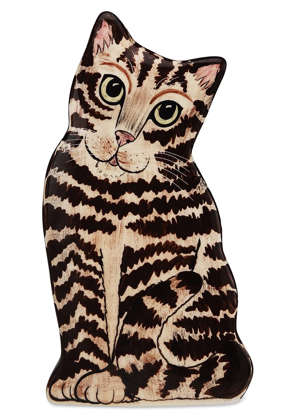Rescue Me Now Pavilion Gift, Small Brown Tabby Vase, 8-1/2-Inch Tall