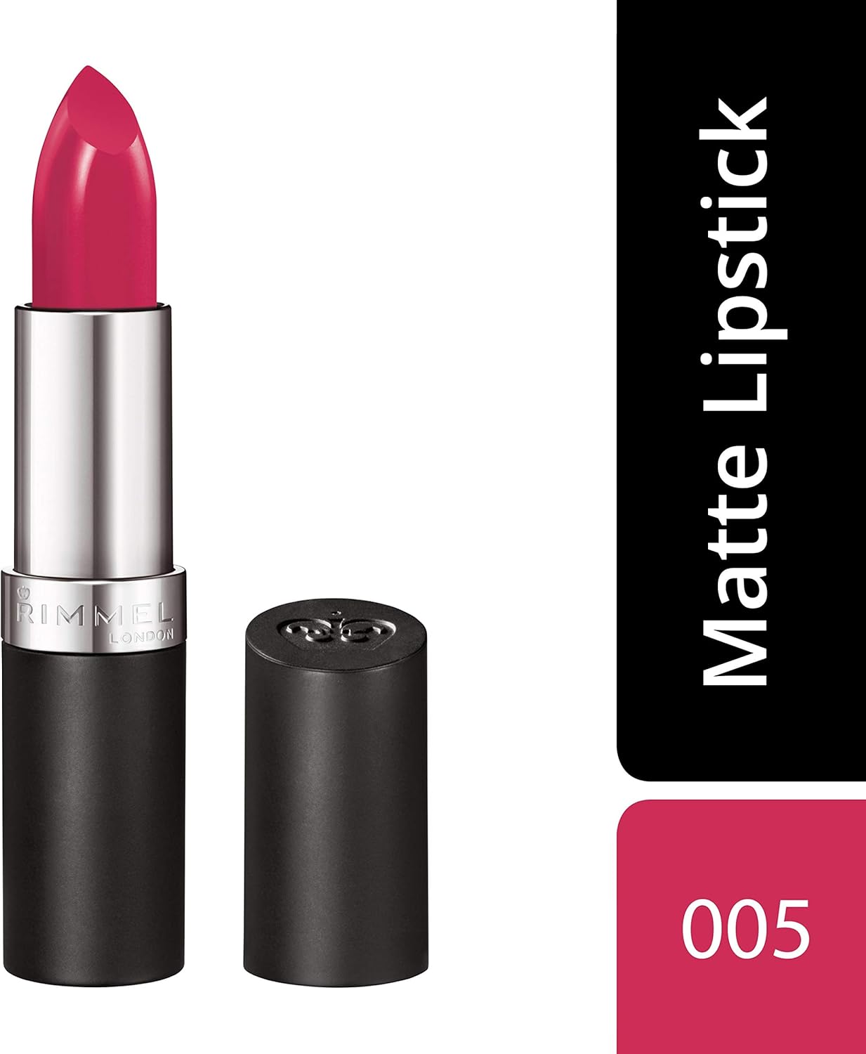 Rimmel London Lasting Finish Lipstick, 5 Rosy Pink, 4 g, Packaging May Vary - Image 5