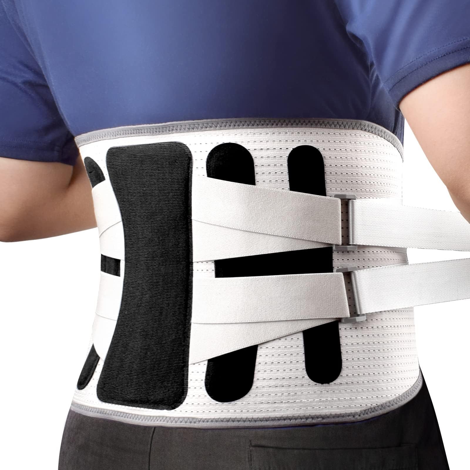 Photo 1 of EGJoey Back Braces for Lower Back Pain Relief with large support plate, Breathable Back Support Belt for Men/Women for work, for Herniated Disc, Sciatica