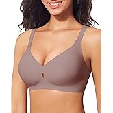 SINFLA Bras for Women No Underwire Wireless Bra Full Coverage Seamless Bra