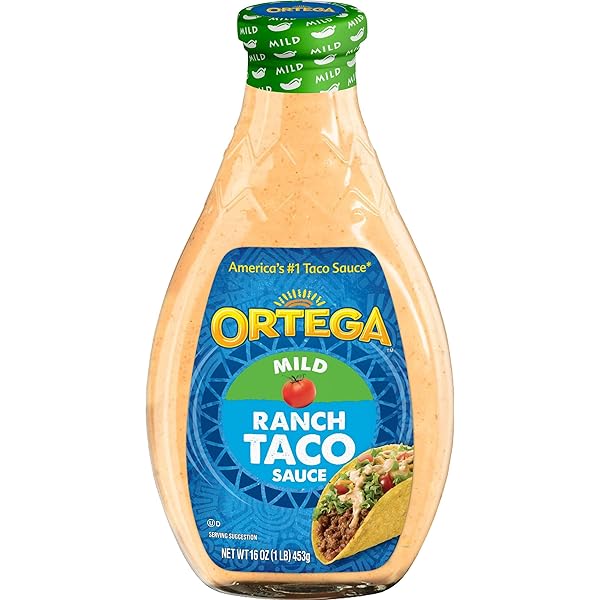 ORTEGA FLAVOR CRAVER TACO SAUCE, TACO RANCH, 16 OZ