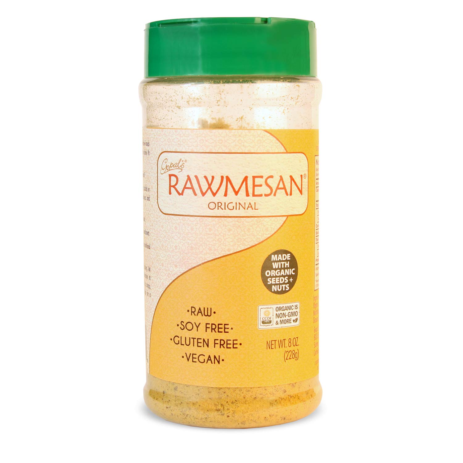 Vegan Nutritional Yeast Seasoning, Gopal's Rawmesan Herb