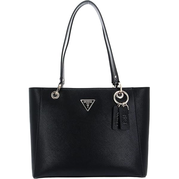 Amazon.com: COACH Pebbled Turnlock Chain Tote 27 Li/Black One Size