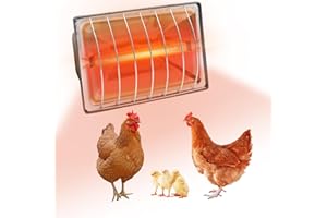 GIFANK Chicken Coop Heat Lamp 250W Chicken Coop Heater Temperature Adjustable Chicken Brooder Heat Lamp Chicken Heaters for Chick Kitten Puppy Pets