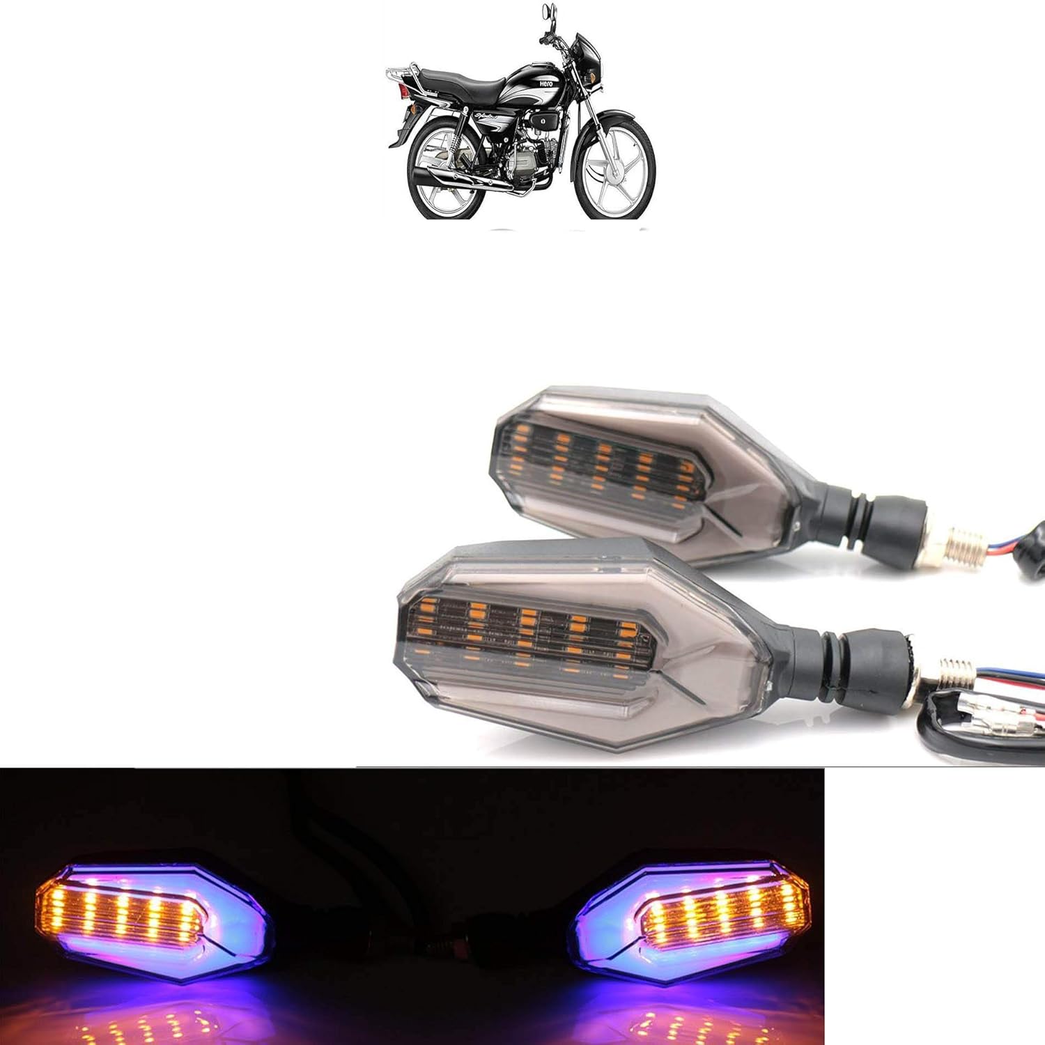 hero splendor led indicator price