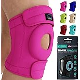 MODVEL Knee Brace with Side Stabilizers | FSA or HSA eligible | Patella Gel Pads Knee Support Braces for Knee Pain, Meniscus Tear,ACL,MCL,Arthritis, Joint Pain Relief,Injury Recovery. (S/M Pink)