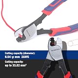 WORKPRO 8 Inch Cable Wire Cutters Cr-V Steel Pliers Anti-Slip Handle view 4