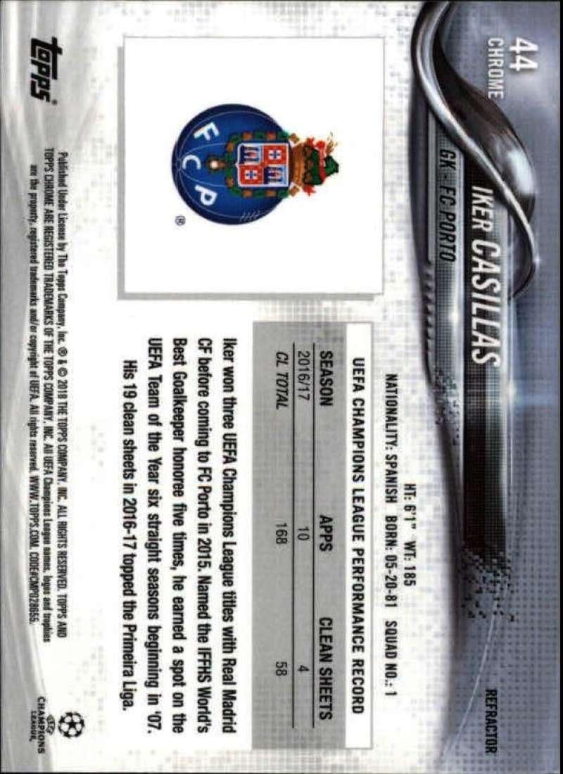 Amazon Com 2018 Topps Chrome Uefa Champions League Refractor 44