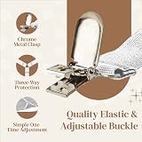 FeelAtHome Bed Sheet Holder Straps Criss-Cross for All Sizes view 3