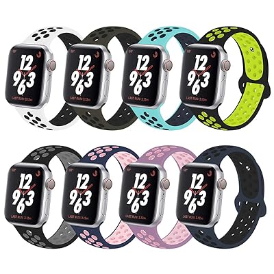 Soft Silicone Sport Band for Apple Watch Series 5, Kuwait Ubuy