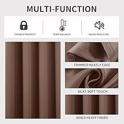 Joydeco Blackout Curtains 95 Inch Length 2 Panels