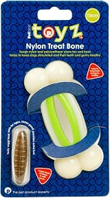 Petface Toyz Nylon Treat Bone Chew Toy for Dogs