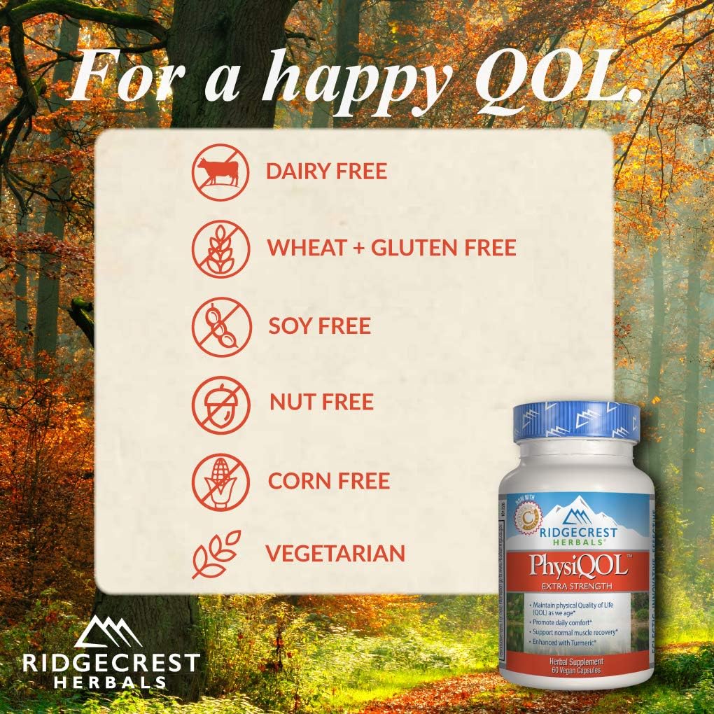 Ridgecrest Herbals PhysiQOL Supplement, 60 Count: Health & Personal Care