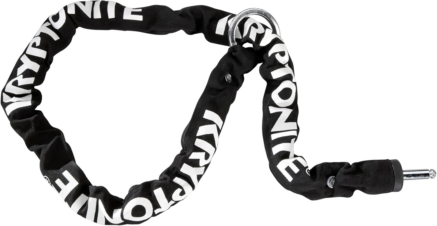 Kryptonite Frame Lock Plug in 9mm Chain - 120cm Length, Black, One Size, GK002277