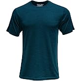 SHEEP RUN Men's Merino Wool Lightweight Hiking Running Workout Breathable Base Layer T Shirt