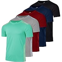 Amazon.com: Real Essentials 5 Pack: Men's V-Neck Dry-Fit Moisture