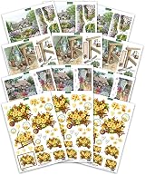 Katy Sue Country Garden 3D Die-Cut Decoupage Sheets - 12 Floral Designs view 2