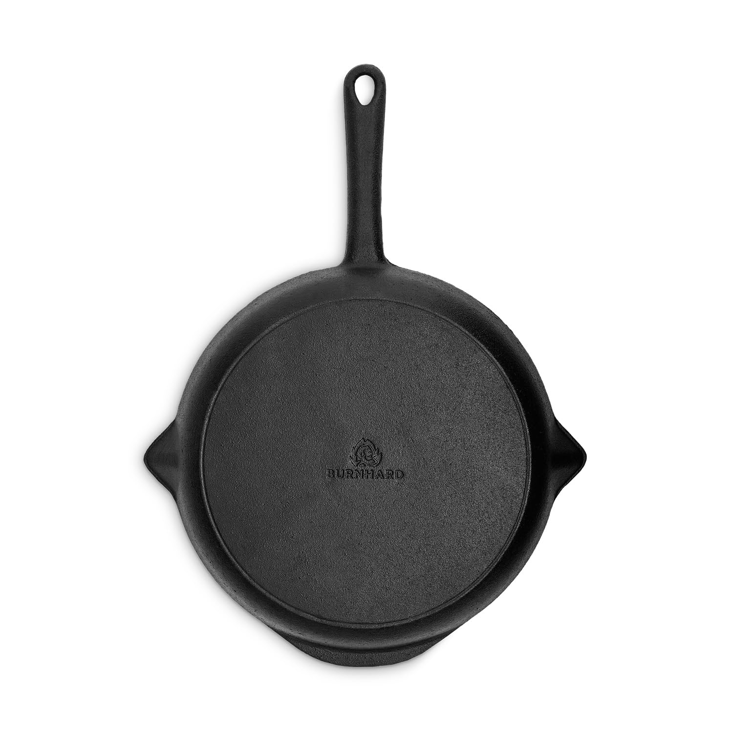 BURNHARD Gusseisen Pfanne Ø30 cm, Bratpfanne, Pre-Seasoned - Für Gasgrill, Backofen und alle Herdarten inkl. Induktion 3
