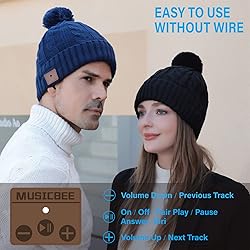 beanie Bluetooth, MUSICBEE Bluetooth V5.2 Wireless