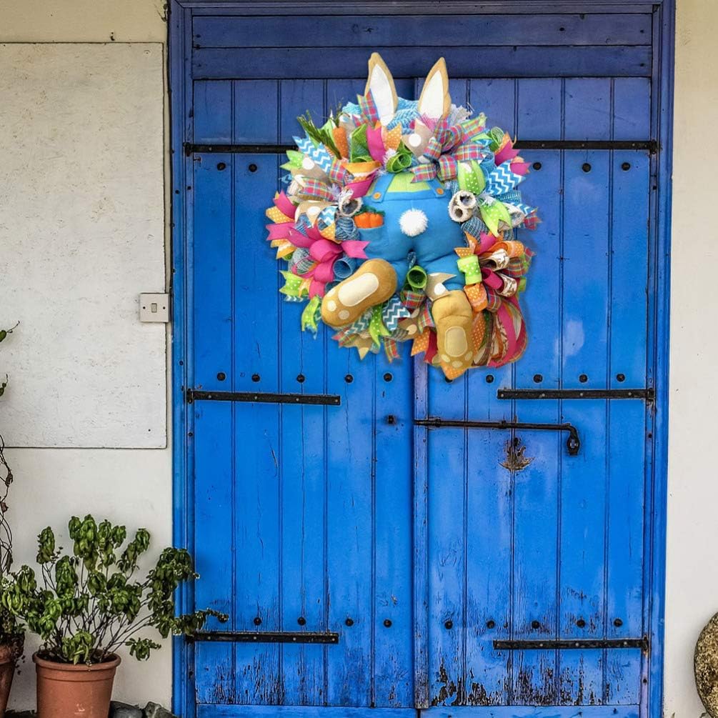 Guirlanda decorativa de coelhinho da Páscoa