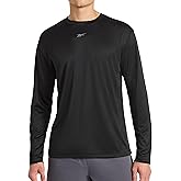 Reebok Mens Id Train Long Sleeve Tech Crewneck T-Shirt