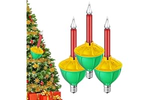3PCS Replacement Bubble Lights Bulbs, Replacement Multi Color Novelty Lights, Traditional Christmas Bubble Light, Old Fashion