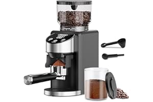 Gevi Coffee Grinder Electric,Coffee Bean Grinder with 35 Grind Settings for Espresso,Drip,French Press,Burr Coffee Grinder for Home Use,Anti-static Design,Black
