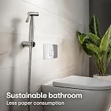 Praknu Handheld Bidet Sprayer Toilet Stainless Steel Jet Holder Rustproof Easy view 5