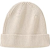 Hadetoto Cotton Baby Beanie Toddler Winter Hat Knit Boys Girls Warm Kids Beanies Skull Cap for 0-8 Years