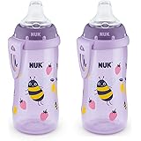 NUK Ladybug Silicone Spout Active Cup, 10-Ounce (2 Pack)
