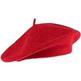 Hat To Socks Wool Blend French Beret for Men and Women in Plain Colours