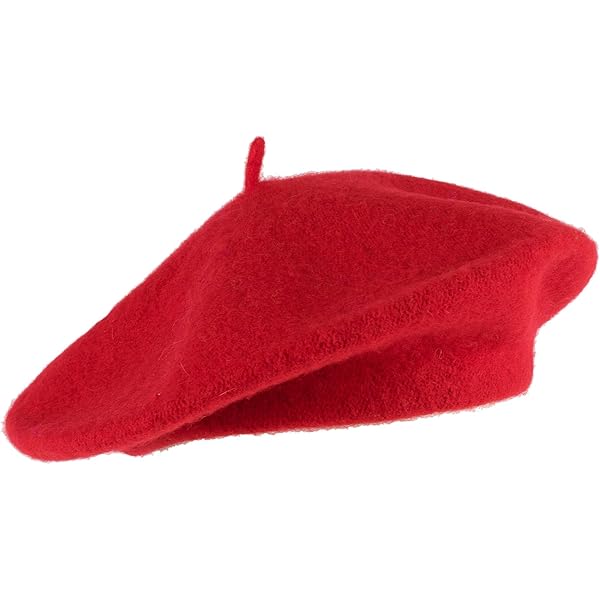 MAYMII Wool Black Beret Hat - French Beret -Solid Color