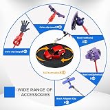 Magicrose Airbrush Spray Booth Kit with 8 LED Lights 16 Clips Adjustable Fan view 7