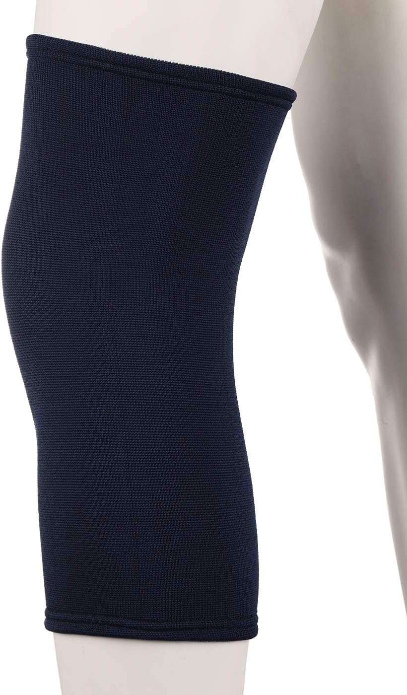 OBLIQ Knee Cap Support Compression Sleeve for Pain Relief (1 Pair) (Medium (17-19 Inches))