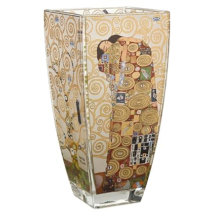 Amazon Com Gustav Klimt Fulfillment 30cm Vase By Goebel Home