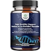Pre Conception Male Reproductive Supplement - Reproductive Cells Health with CoQ10, Maca Root, Methyl Folate & D-Aspartic Aci