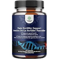 Pre Conception Male Reproductive Supplement - Reproductive Cells Health with CoQ10, Maca Root, Methyl Folate & D-Aspartic Aci