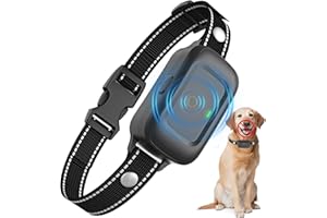 Anti Barking Collars,Dog Training Collar with Behaviour Aids,Ultrasonic&Beep&Vibration,Non-Shock Anti Barking Device for Medium Large Dog,IPX7 Waterproof,Rechargeable Stop Barking Dog Deterrent Device