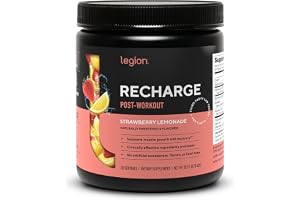 LEGION Recharge Creatine Post Workout Recovery Powder, Strawberry Lemonade | 5g creatine monohydrate, 2.5g myHMB, 500mg tart 