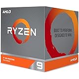 AMD Ryzen 9 3900X 12-core, 24-thread unlocked desktop processor with Wraith Prism LED Cooler