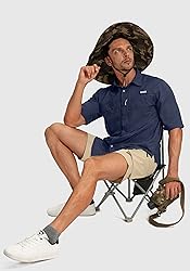 Men's Fishing Shirts with Zipper Pockets UPF