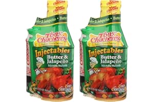 Tony Chachere's Marinade and Injector Butter and Jalapeno (2 Pack)