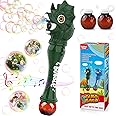 Britik Bubble Wand Toys for 3 4 5 6 7 8 Years Old Boys: Bubbles Machine Bubble Blower for Toddlers 3 Outdoor Toys for Toddlers Age 3 Dinosaur Toys for Kids 3-5 Gift for 3-8 Years Old Boys, Green