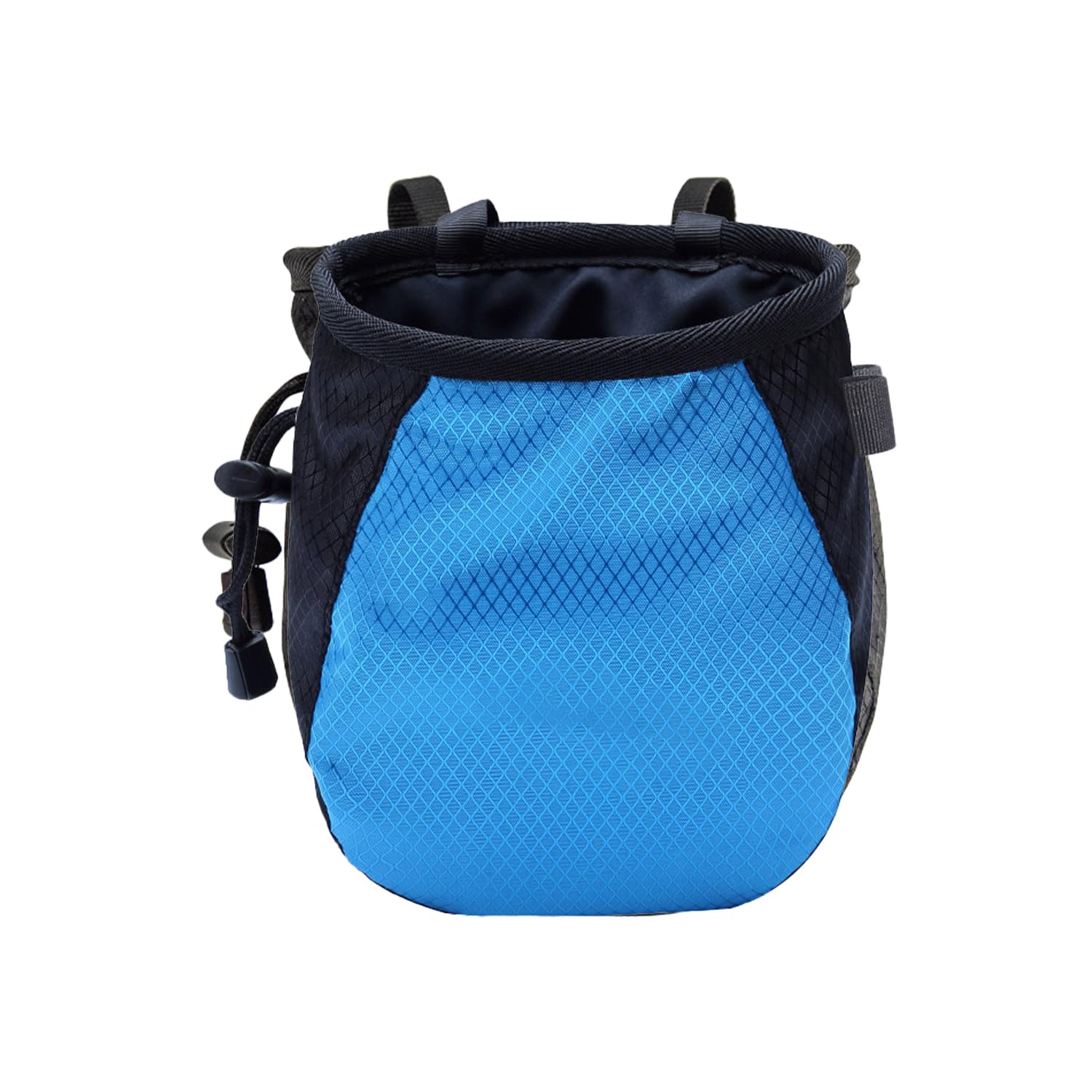 HAICN Climbing Chalk Bag Drawstring Magnesia Sack Adjustable Belt Chalk Bags Climbing Equipment for Fitness Gymnastics Rock Climbing Fitness Weightlifting (Blue)