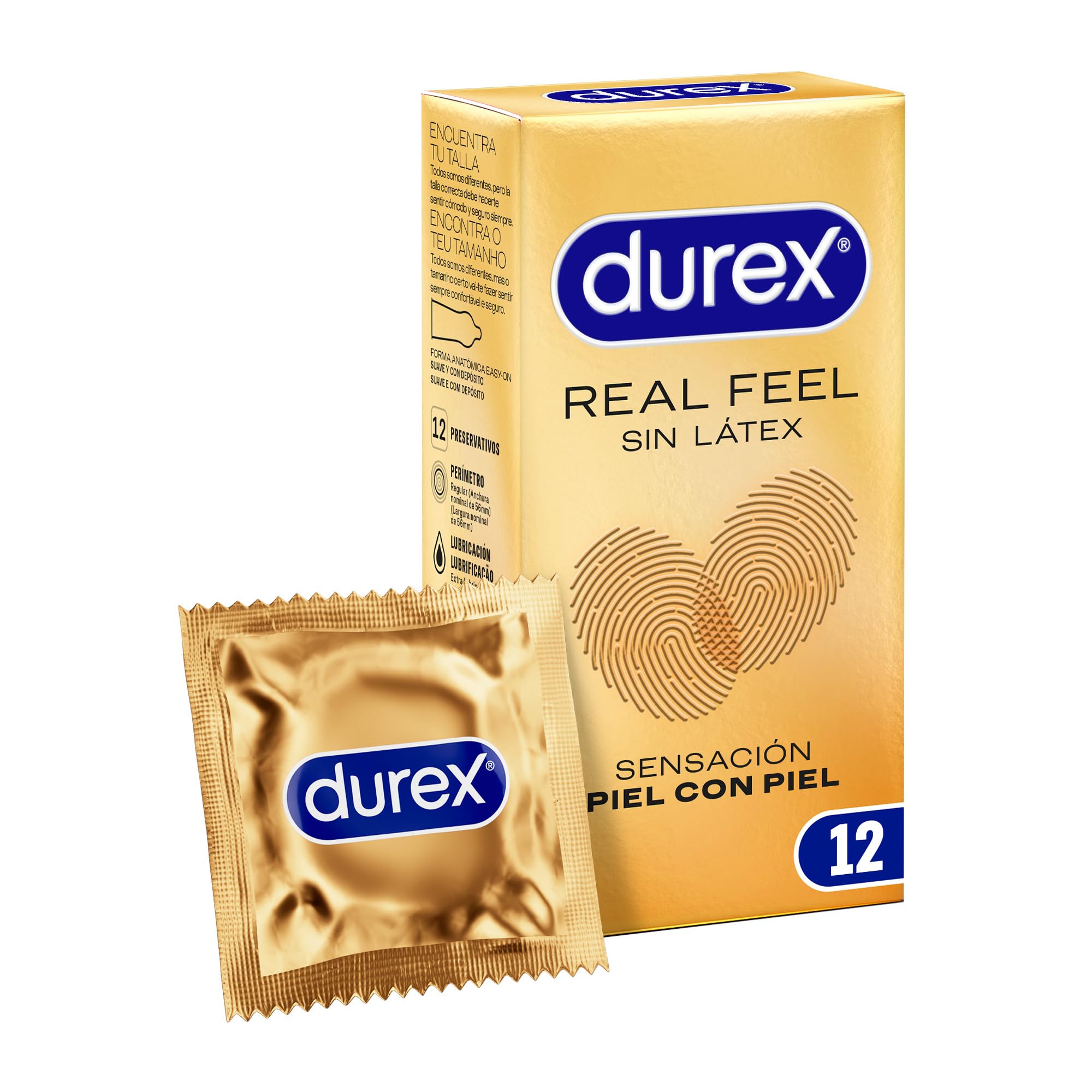 Durex Real Feel Sensitive Condoms - 12 Condoms