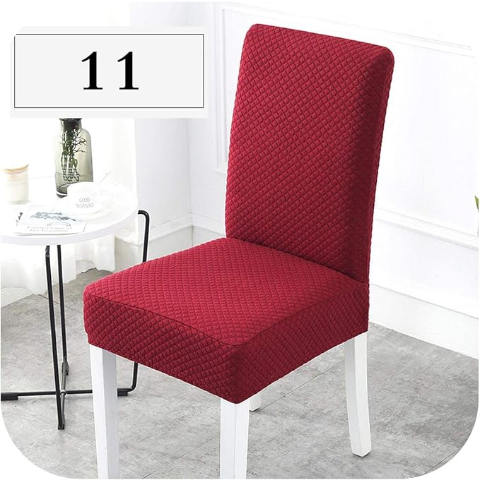 Fenyoung Super Thick Cotton Spandex Dining Chair Cover