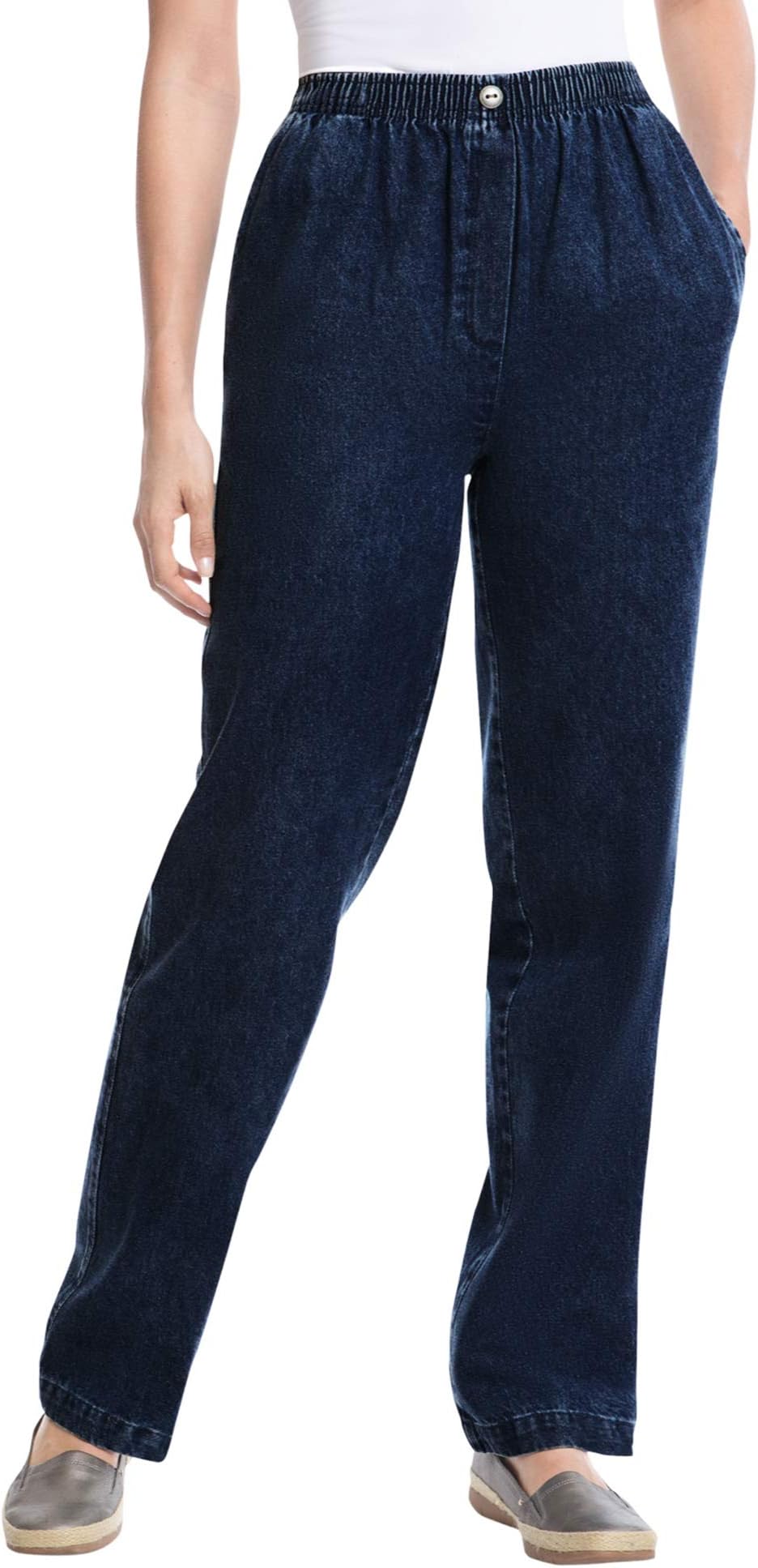 Women's Plus Size Petite Stretch Cotton Legging