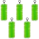 Ninjasieve 5-Pack Green Filter Brushes for Pond &amp; Aquarium, 16 Inch x 4.7 Inch - Durable Physical Mechanical Media for Water Filtration