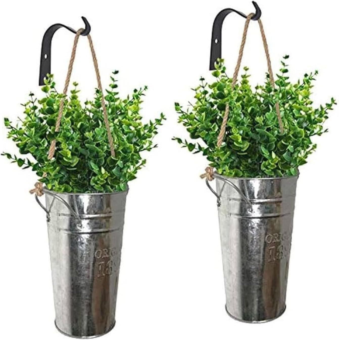 Katai - 2-Pack Wall Mounted Planters for Indoor Plants - Hanging Planter Holder - Decor Vases for Succulent & Plant